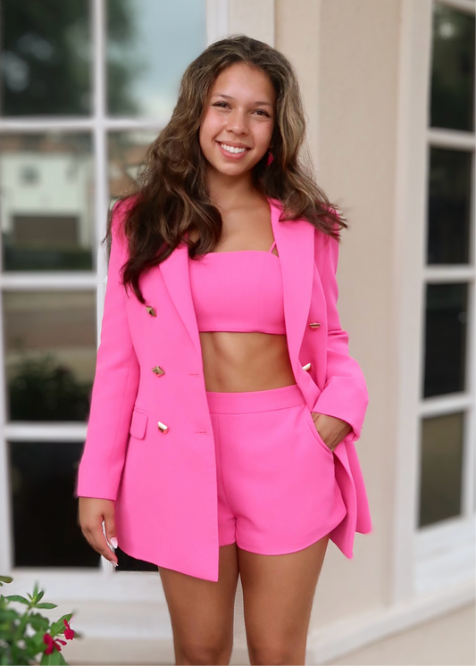 Girlboss Three Piece Short Suit