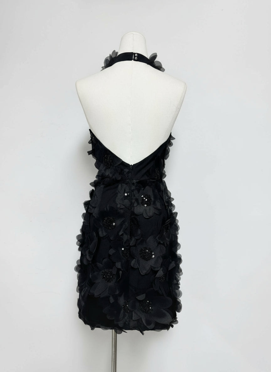 Cindy Open-Back Halter Mini