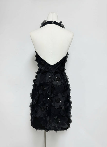 Cindy Open-Back Halter Mini