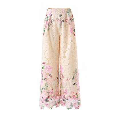 Wren Wide Leg Lace Pant