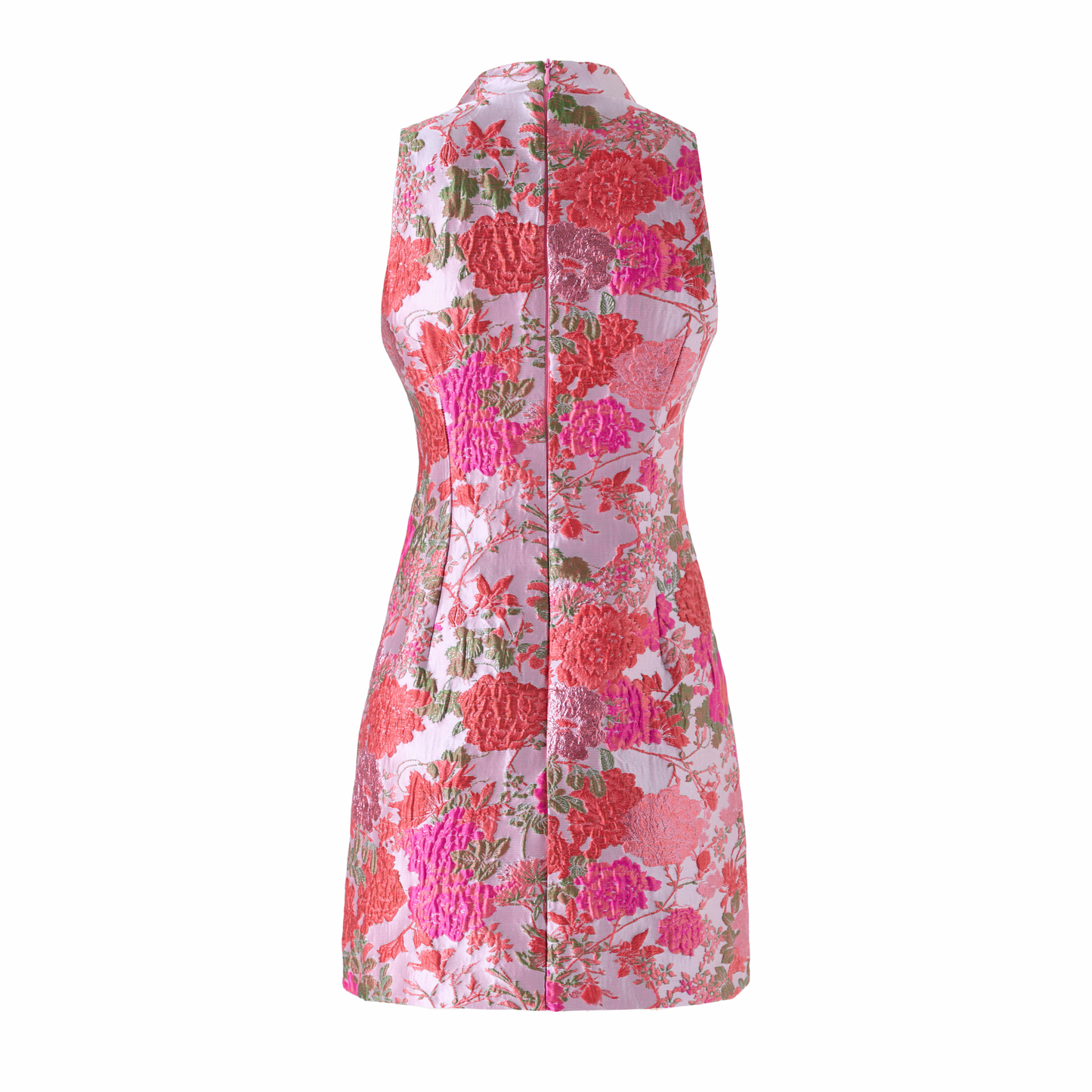 PS6 2026 Jacquard Embroidered Sleeveless Mini Dress New