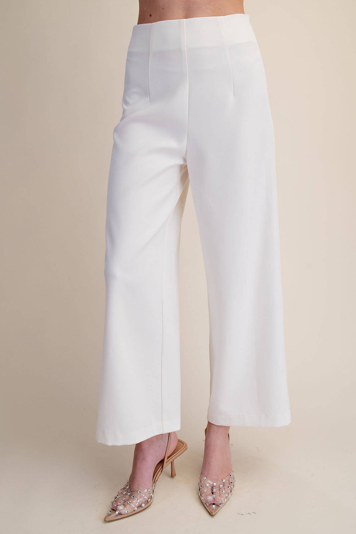 High-Waisted Wide Leg Pants
