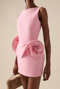 Nyla Backless Peplum Mini