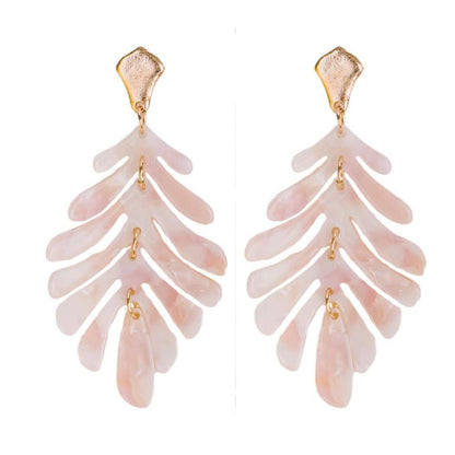 Palm Statement Drop Earrings