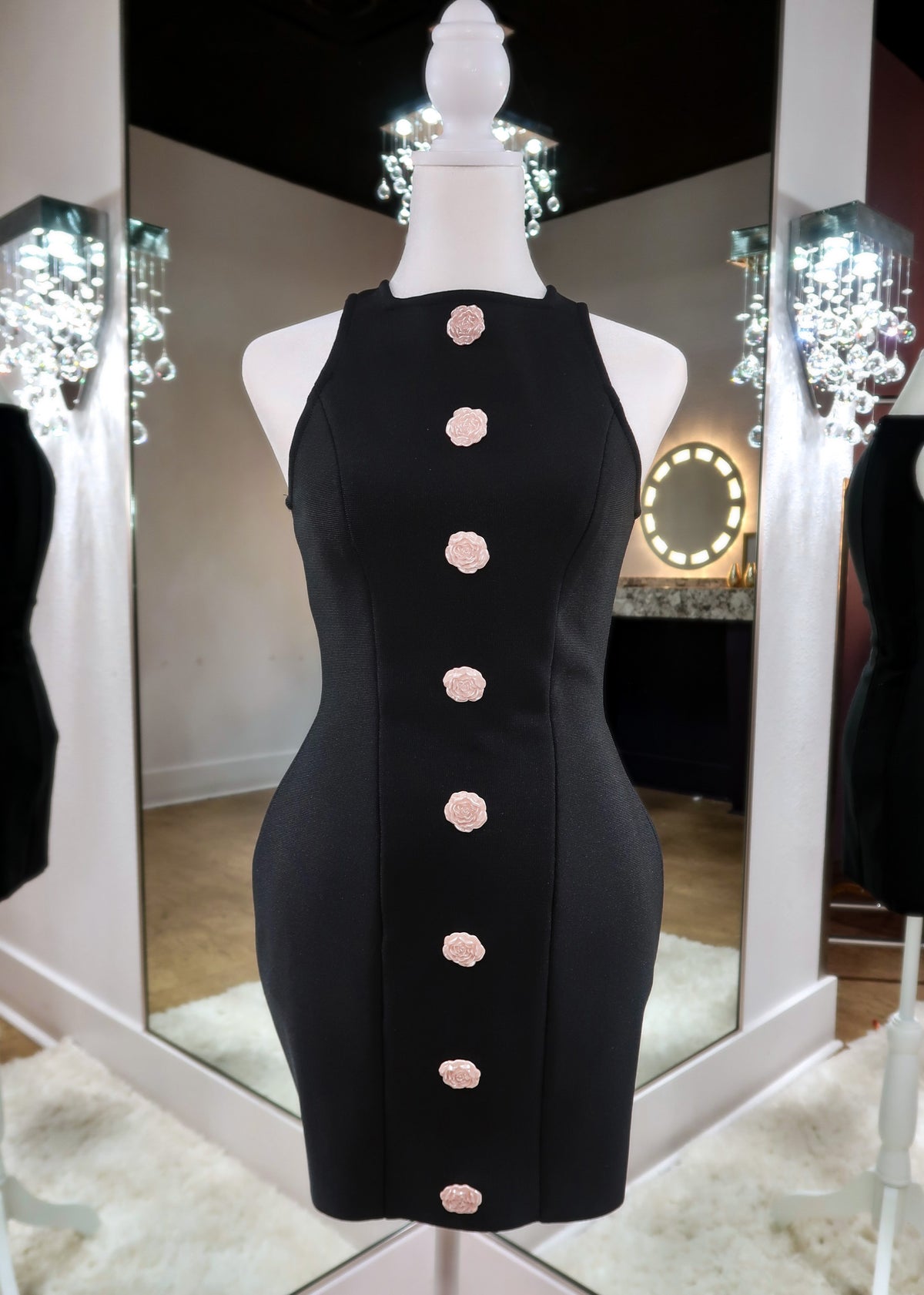 Diana High-neck Bandage Mini