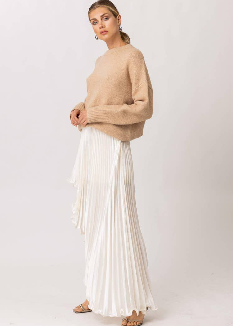 Bradshaw Asym Pleated Skirt