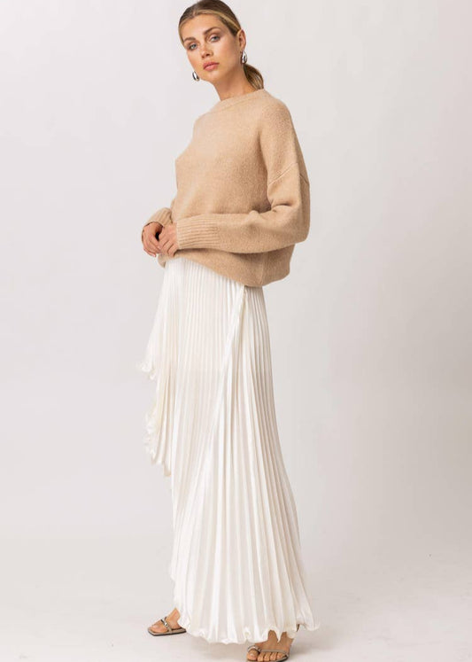Bradshaw Asym Pleated Skirt