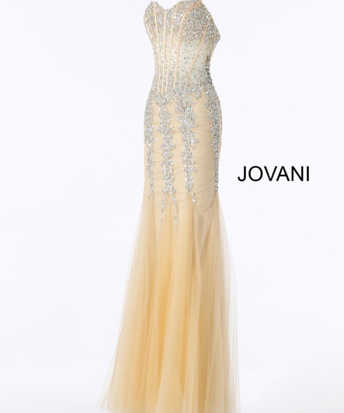 Jovani Embellished Corset Mermaid Gown 5908