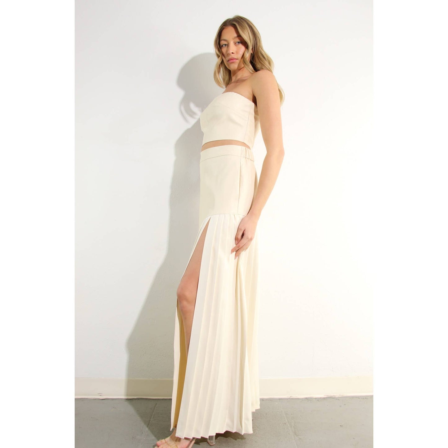 Harley Vegan Leather Skirt Set