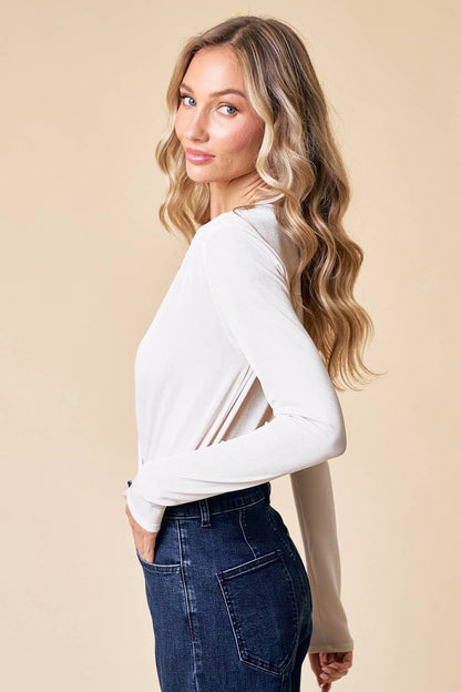 Megan Long Sleeve Bodysuit