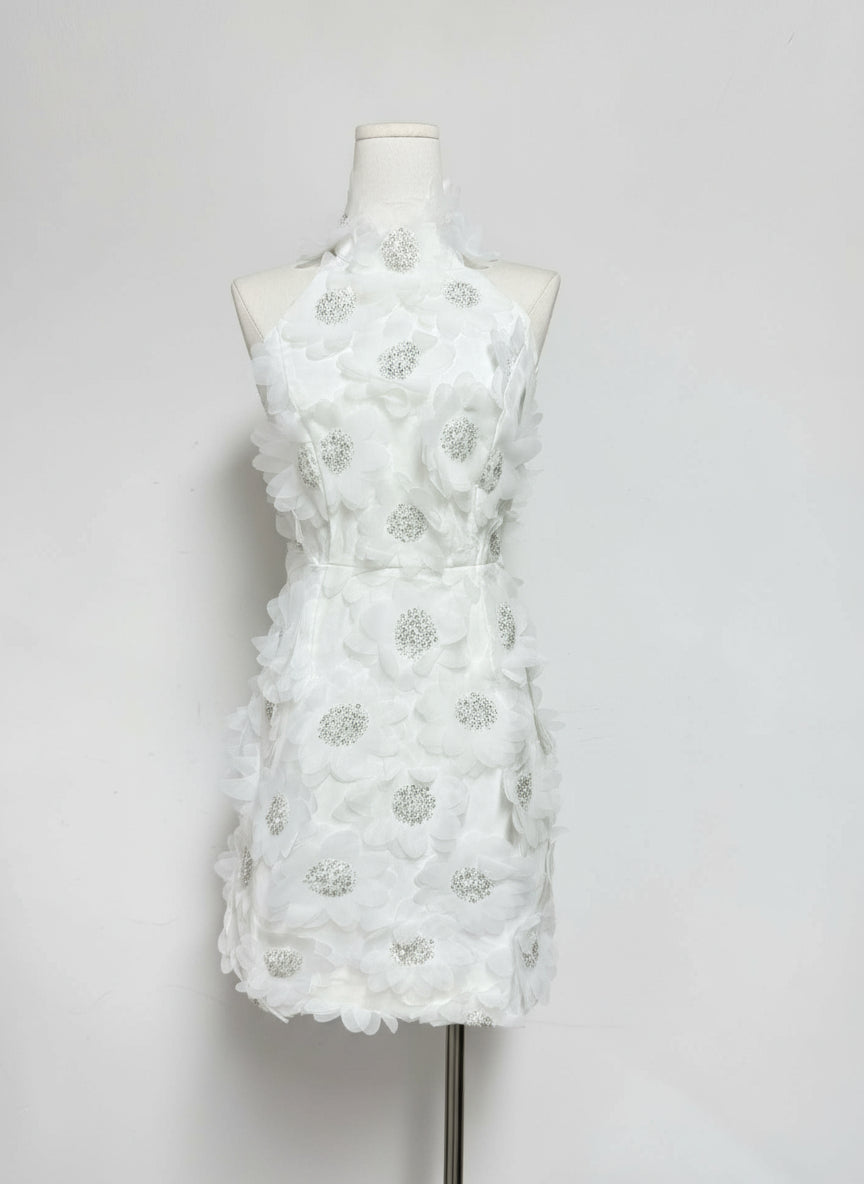 Cindy Open-Back Halter Mini