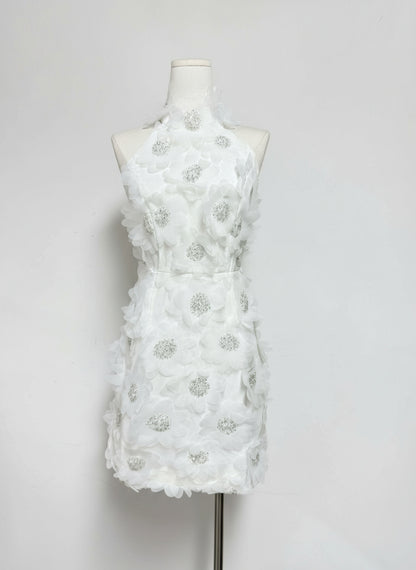 Cindy Open-Back Halter Mini
