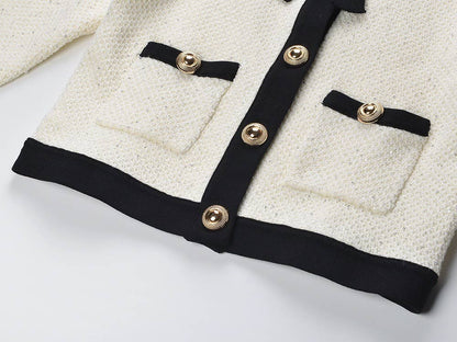 Emily Knit Contrast Set