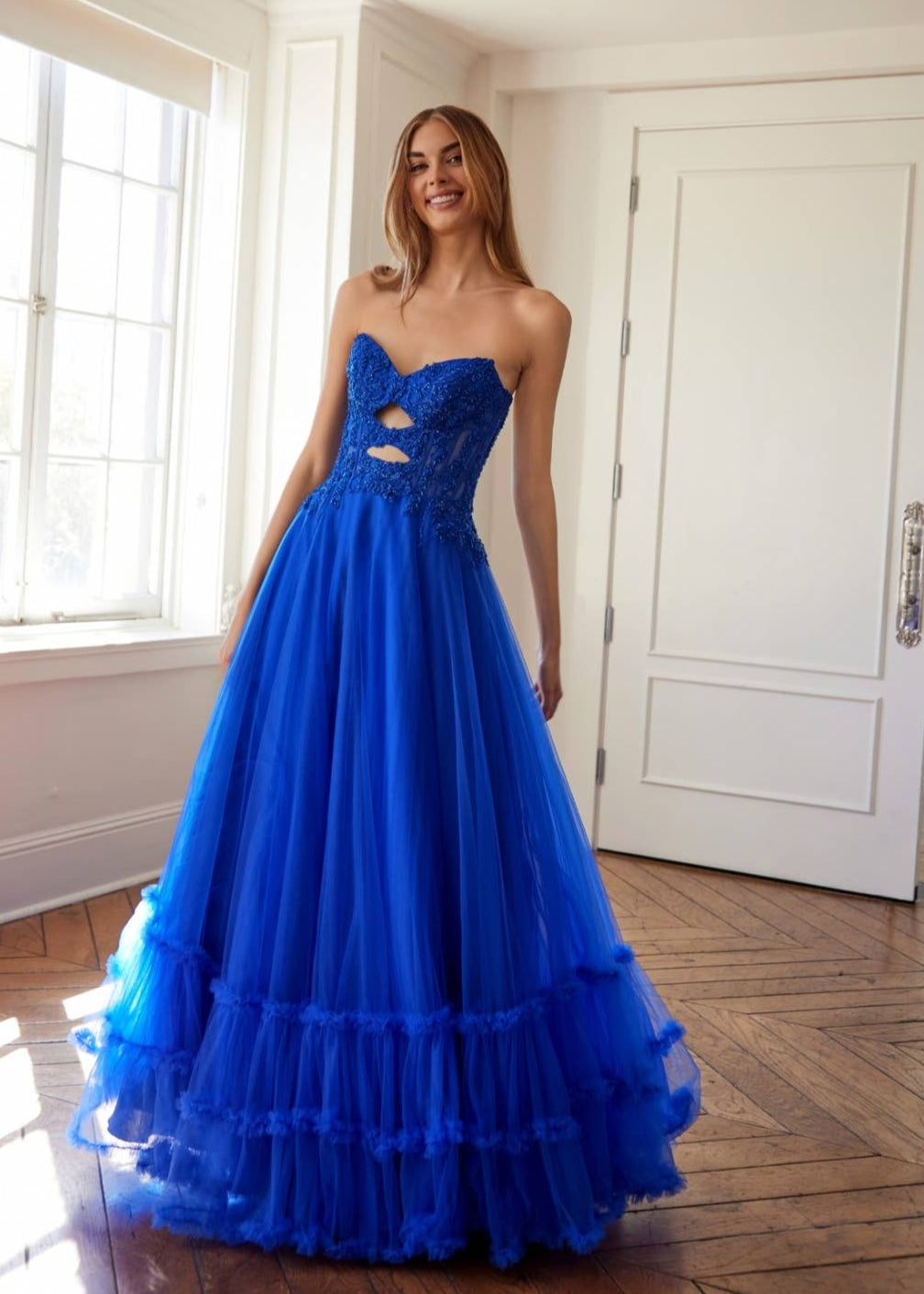 Belle Sweetheart Ruffle Ballgown