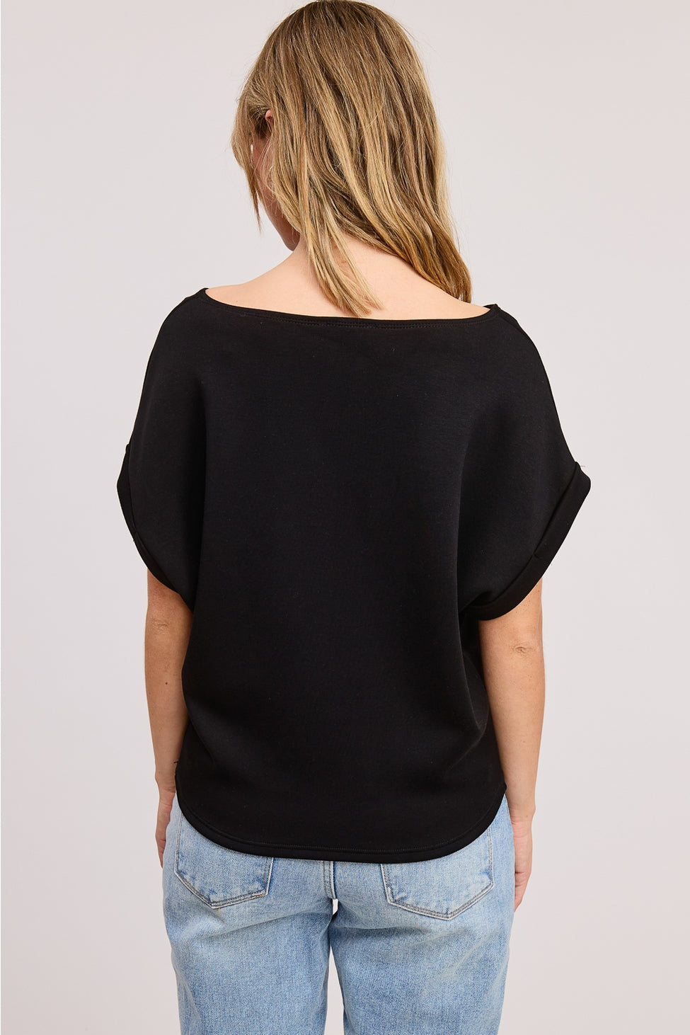 Lauren Scuba Dolman Top