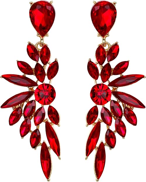 Marquise Teardrop Cluster Earring