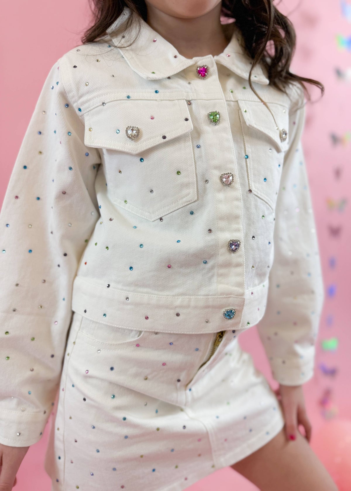 Little's White Denim Gem Set