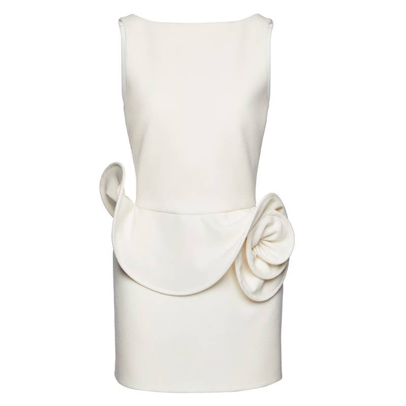 Nyla Backless Peplum Mini