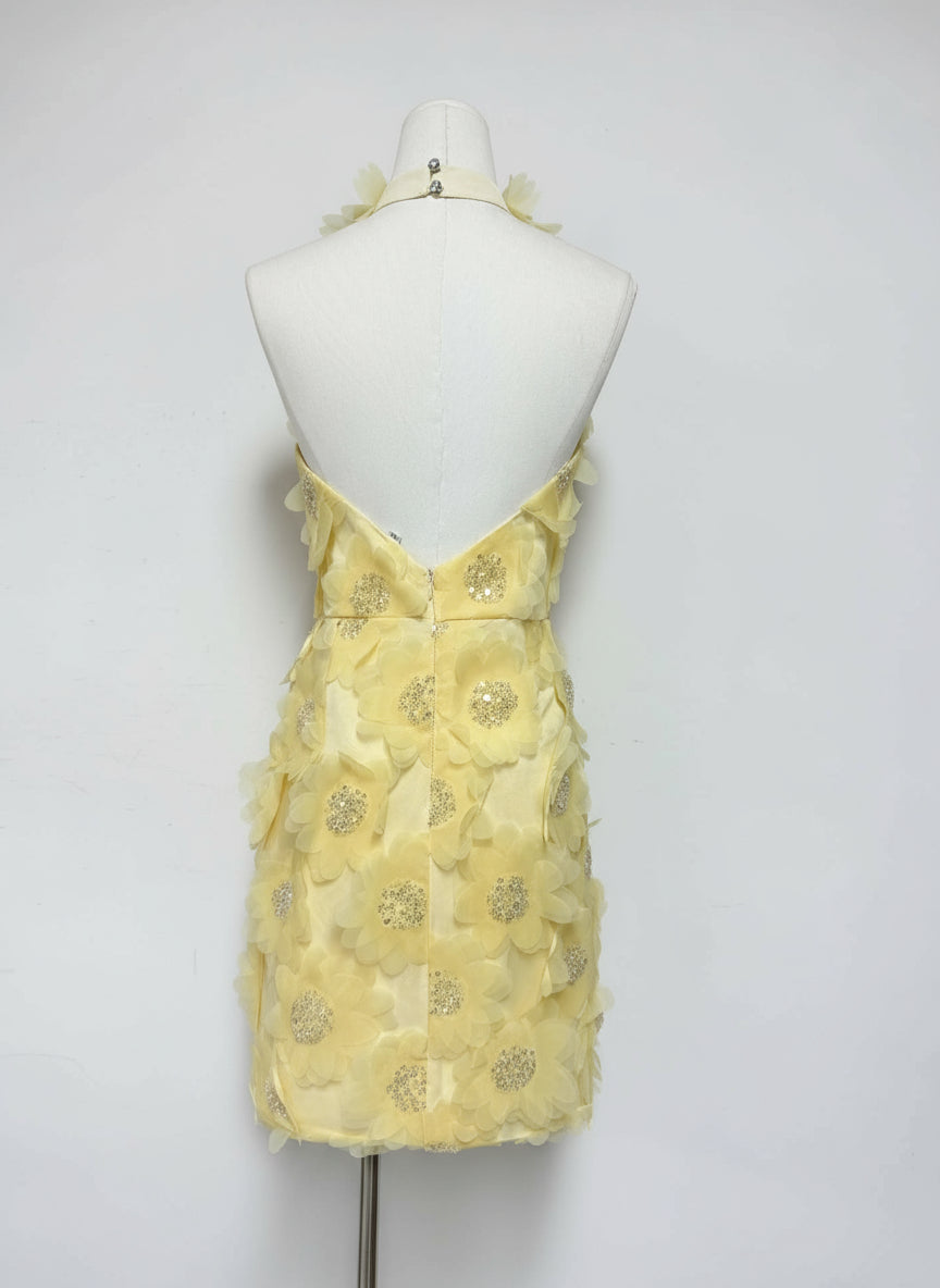 Cindy Open-Back Halter Mini