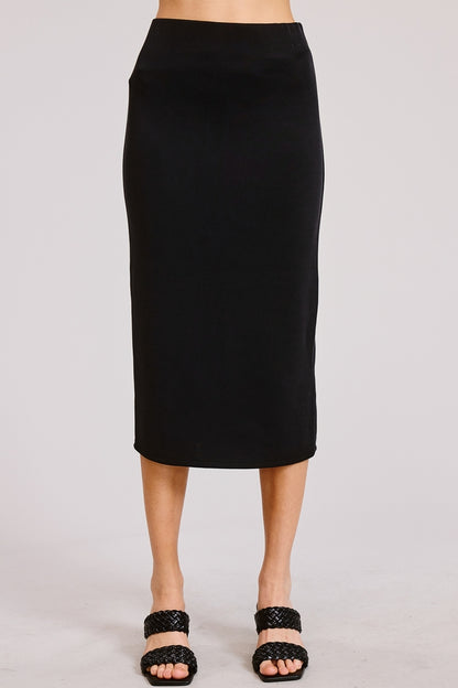 Scuba Midi Pencil Skirt