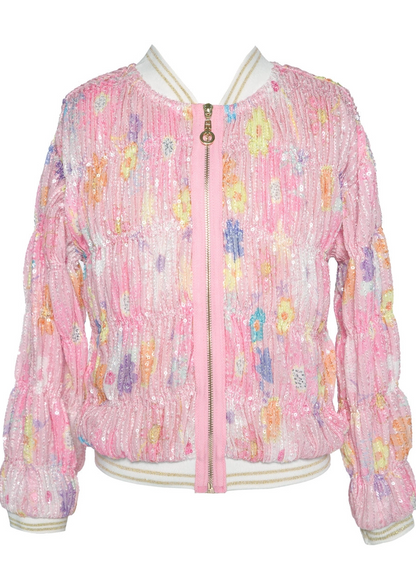 Little's Sequin Bomber Jacket