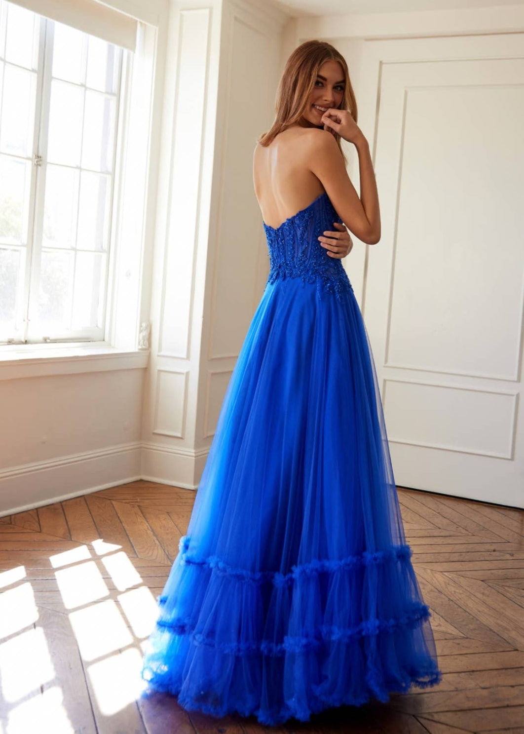 Belle Sweetheart Ruffle Ballgown