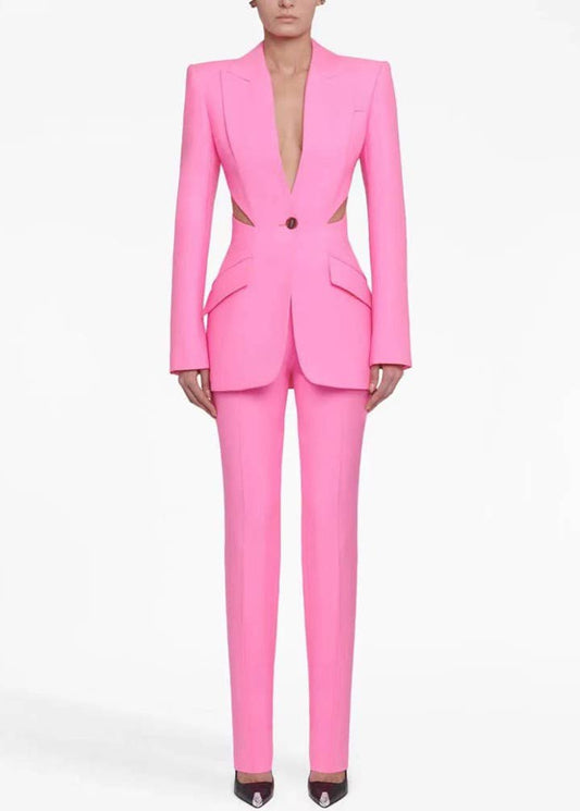 Petra Cut-out Illusion Pantsuit