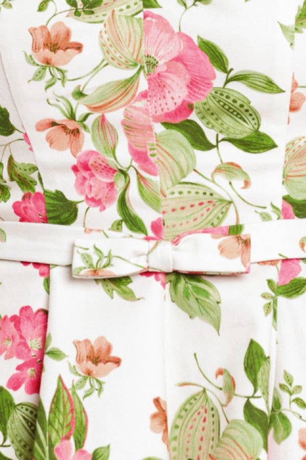 A printed woven tube top - IT14115B