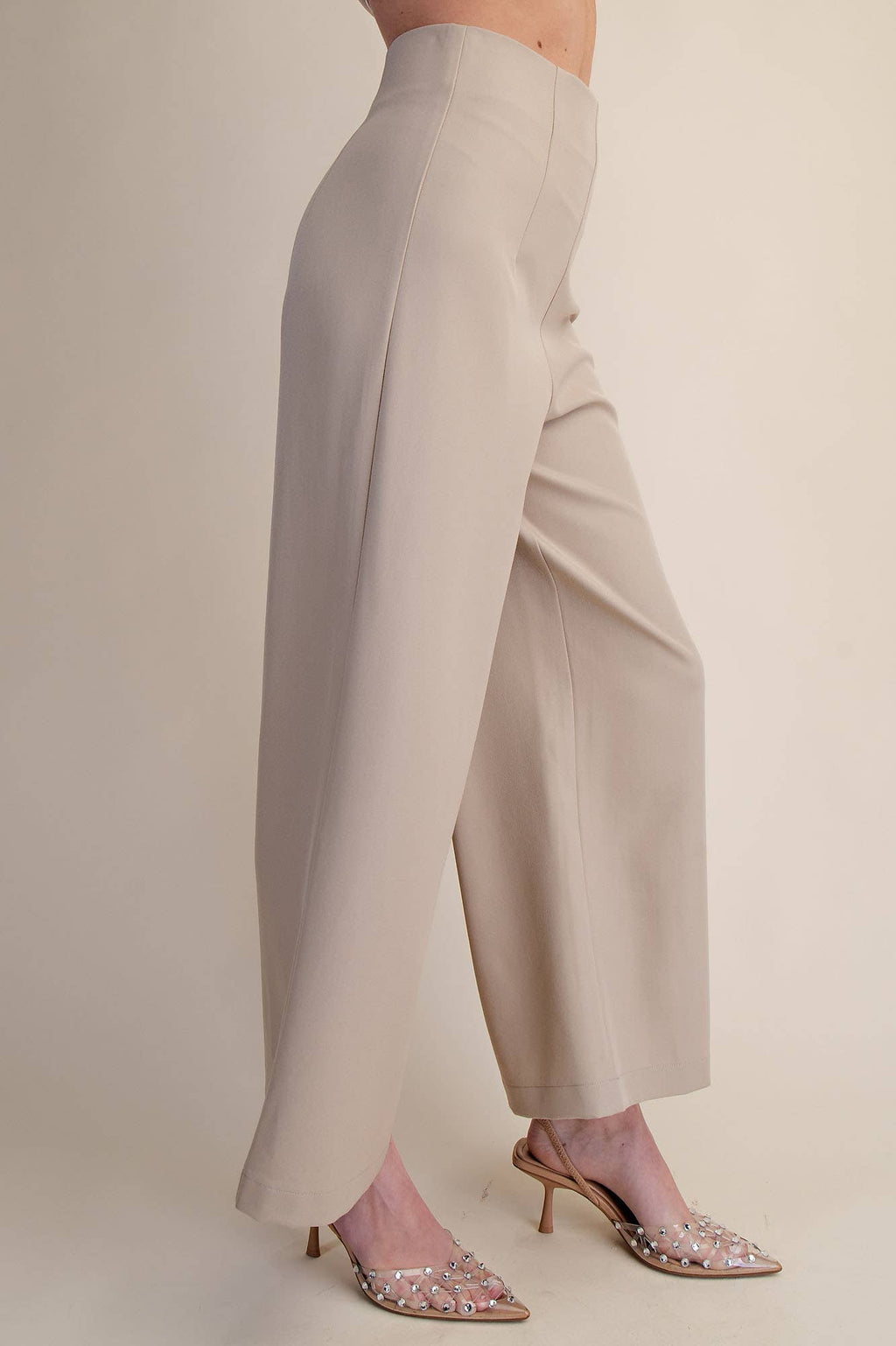 High-Waisted Wide Leg Pants