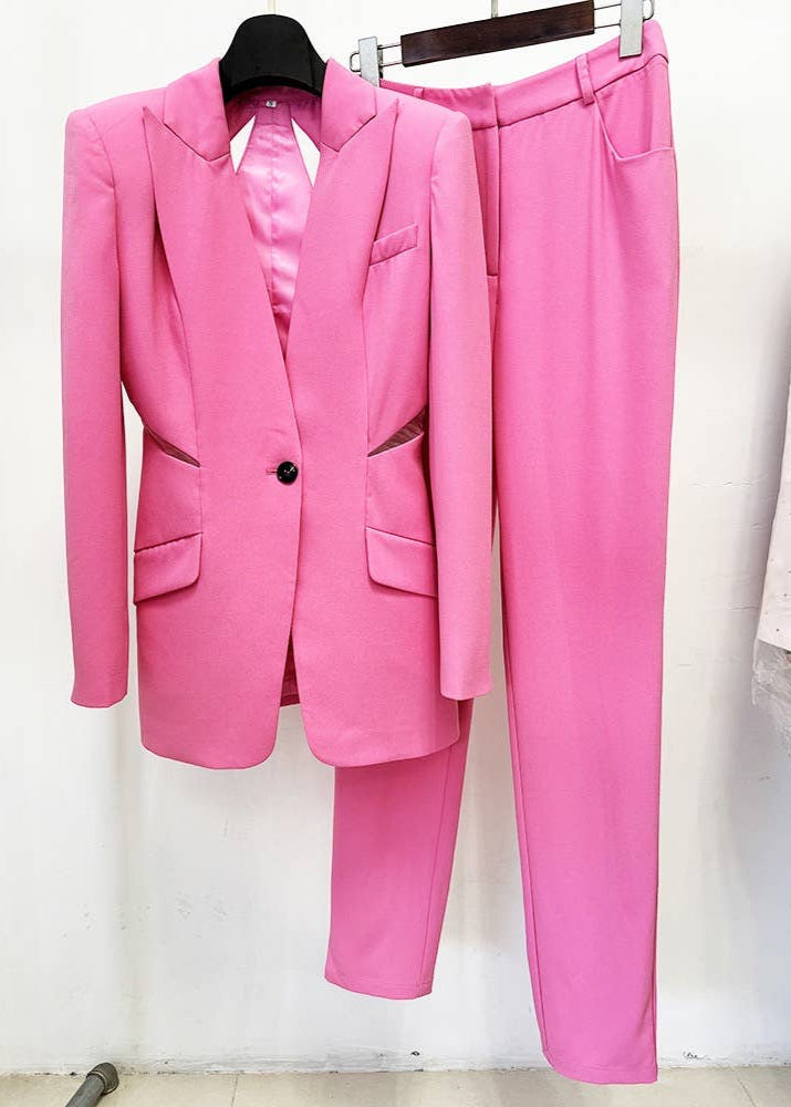Petra Cut-out Illusion Pantsuit