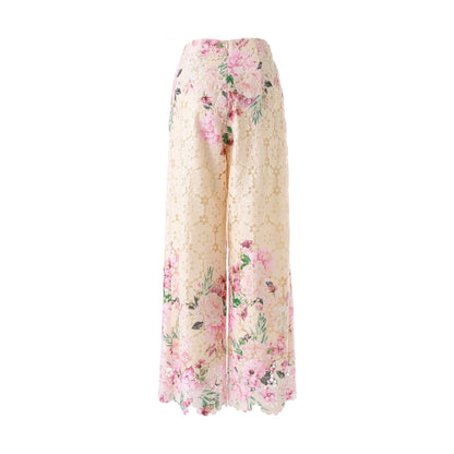 Wren Wide Leg Lace Pant
