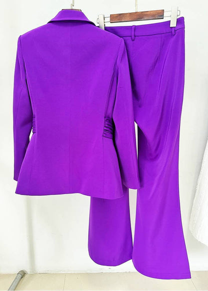 Priscilla Slim Fit Blazer & Pant Suit