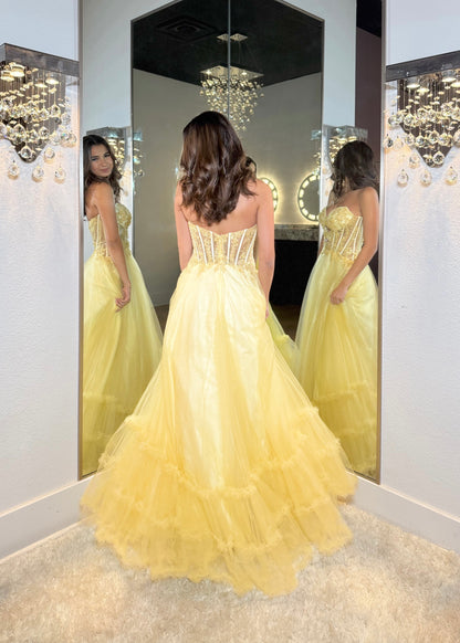 Belle Sweetheart Ruffle Ballgown