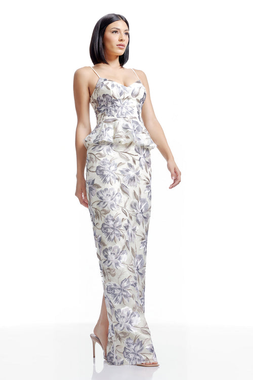 Akiah Peplum Gown
