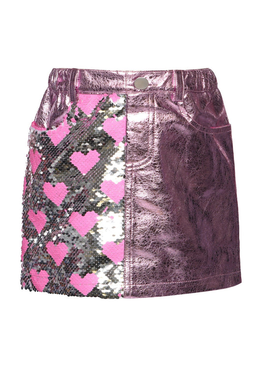 Little's Heart Sequin Skirt