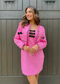 Elle Noir Tweed Set