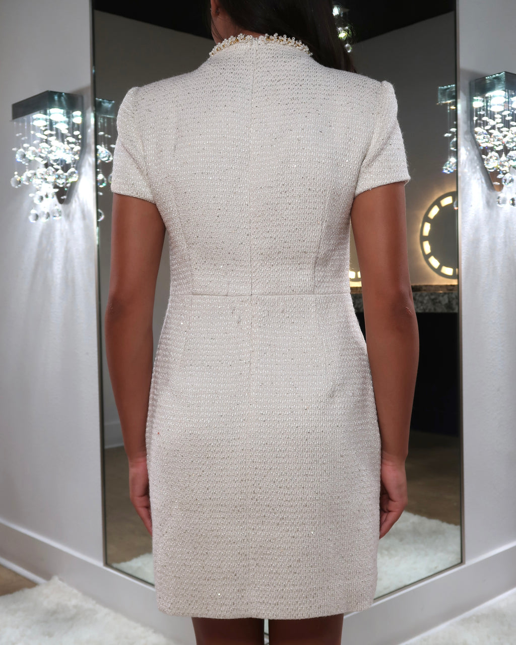 Adina Tweed Beaded Dress