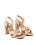 Low Chunky Heel - Cashew