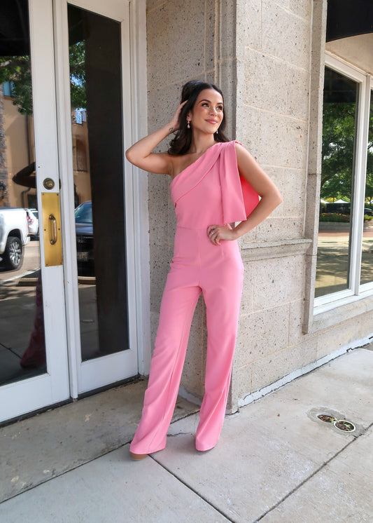 Monica One-Shoulder Jumpsuit