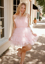 Load image into Gallery viewer, Blush Layered Tulle Mini
