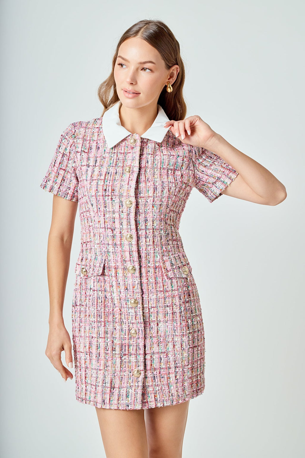 Kathy Tweed Short Dress
