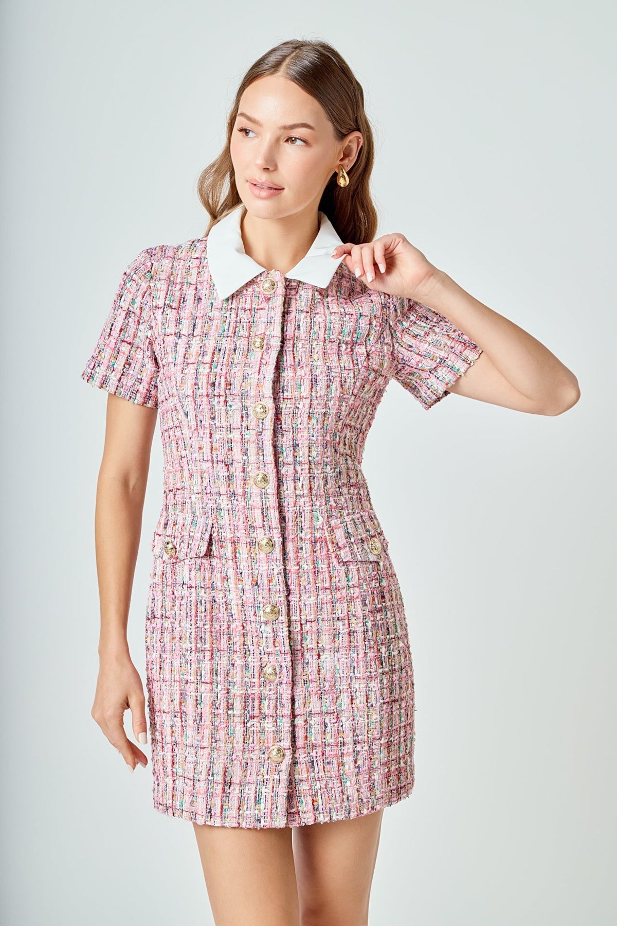 Kathy Tweed Short Dress