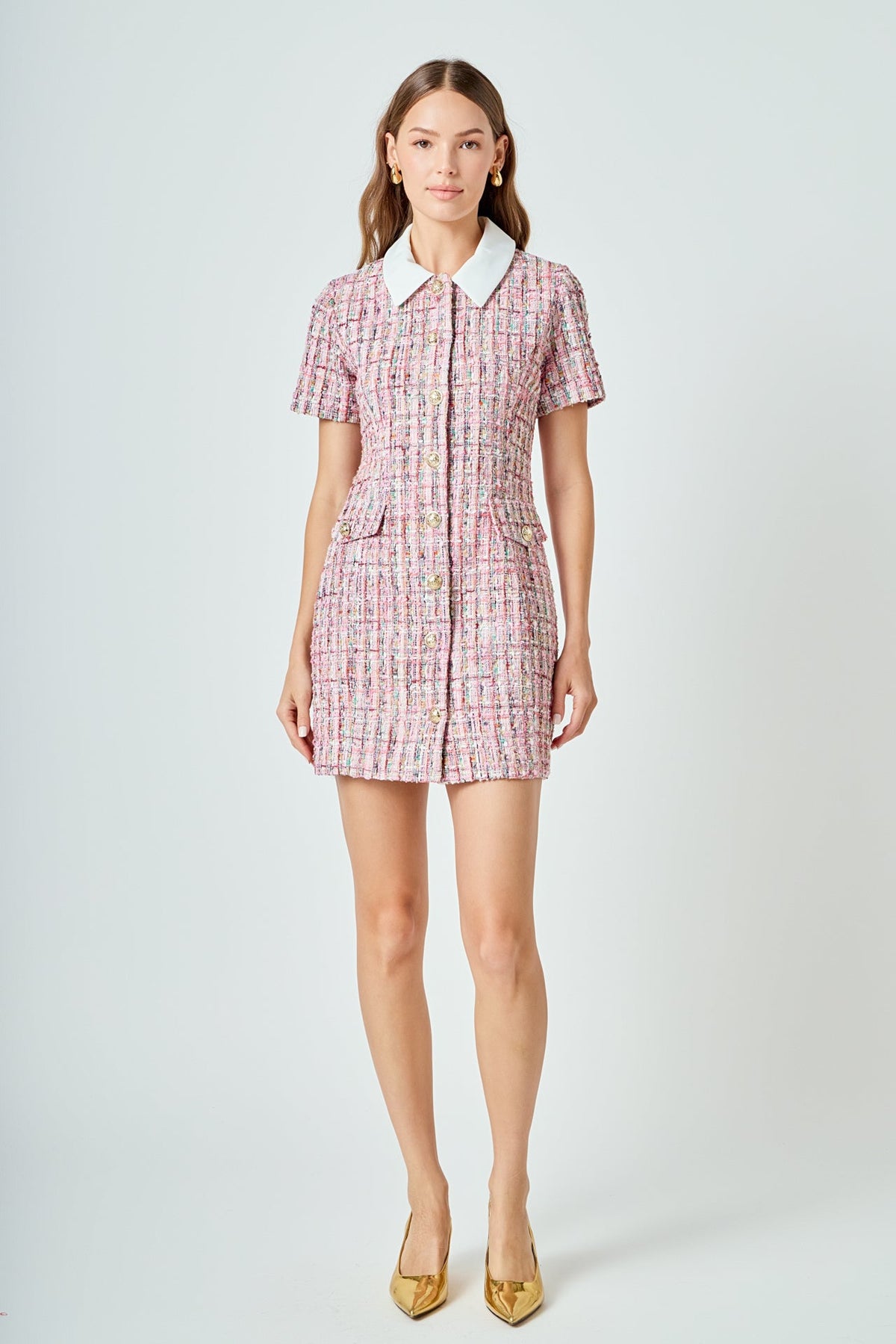 Kathy Tweed Short Dress