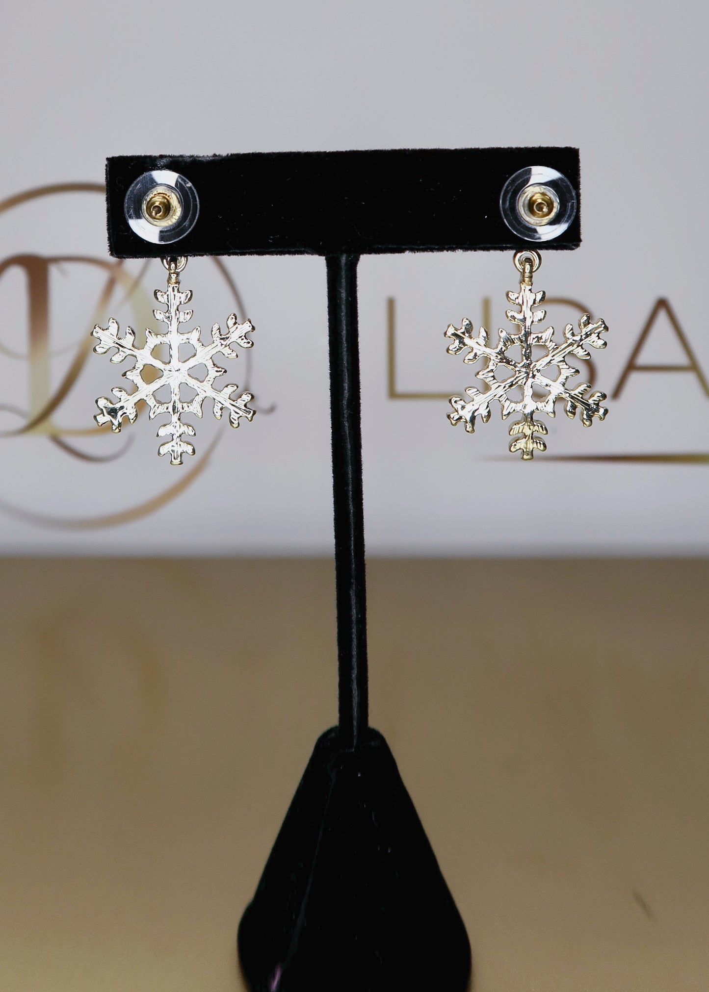 Crystal Snowflake Earrings