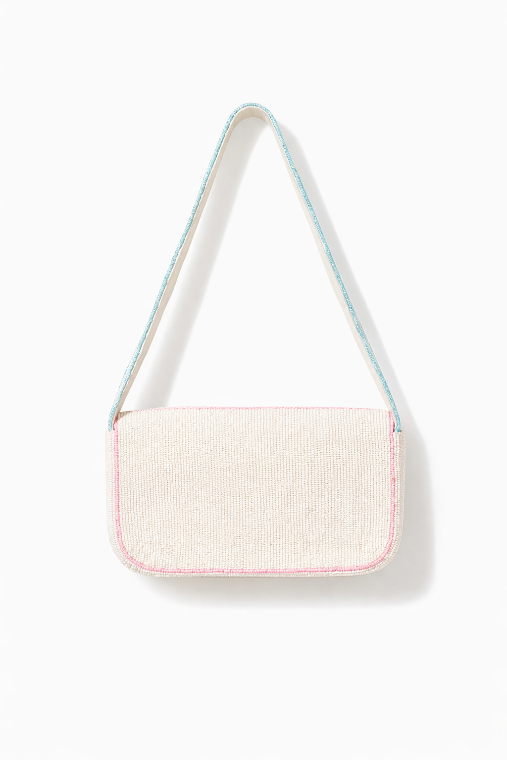 Floral Seed Bead Purse
