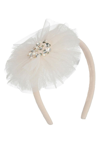 Ivory Tulle Headband