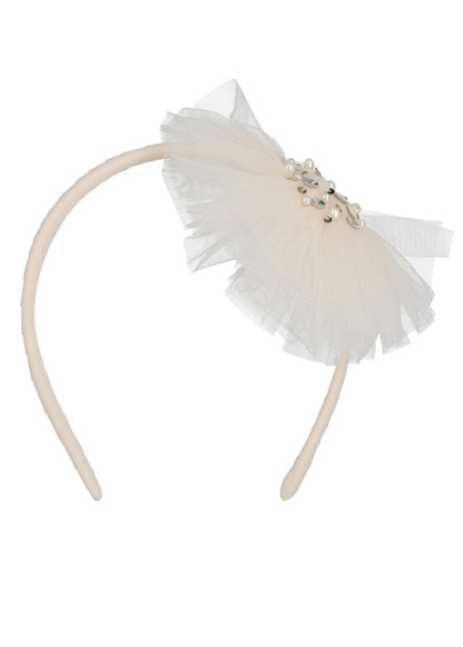 Ivory Tulle Headband