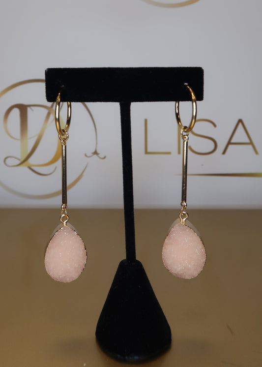 Druzy Drop Earrings