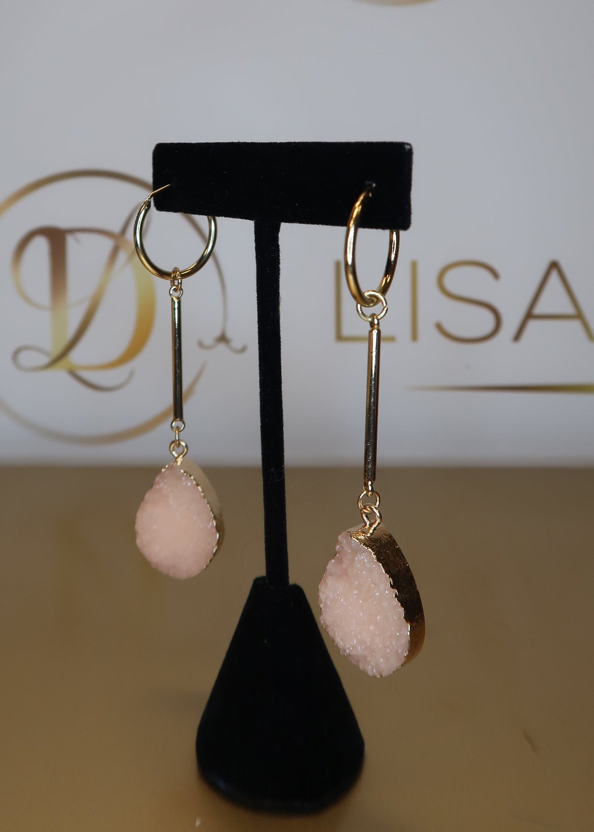Druzy Drop Earrings