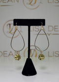 Disco Stone Teardrop Earring